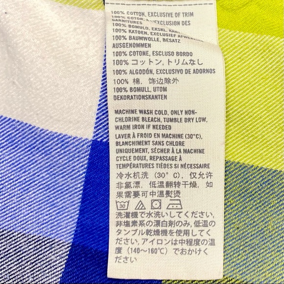 Abercrombie & Fitch NY Button Down Plaid Shirt 100% Cotton Flannel - Picture 9 of 10